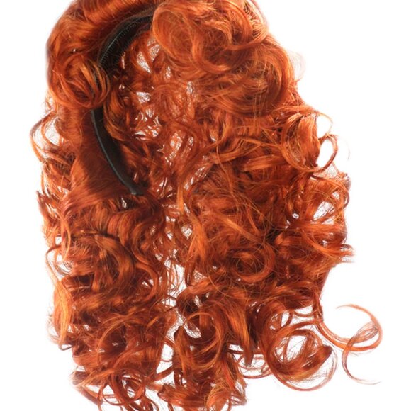 New w/Tag-Great Pretenders Red Wavy Hair Piece - Picture 1 of 9